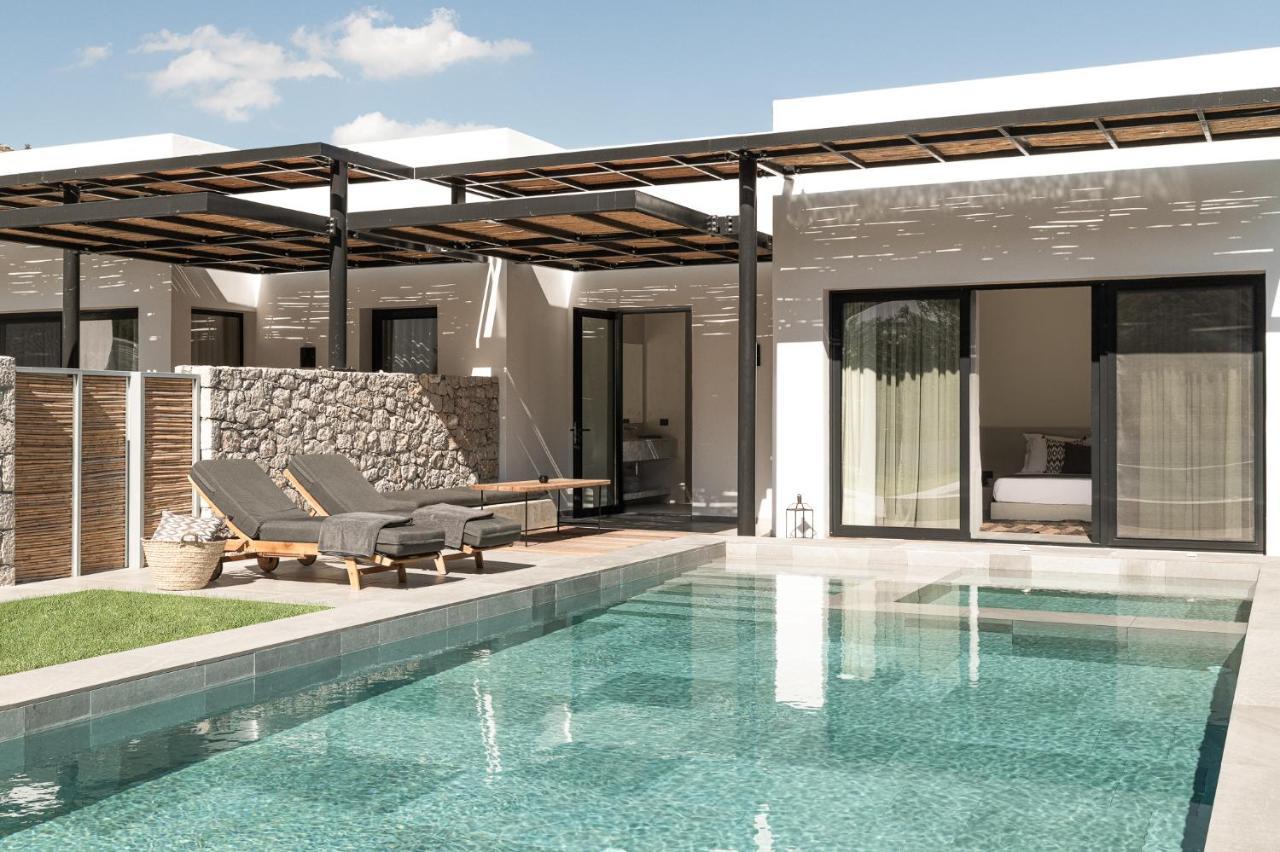 Hotel Casa Cook Rhodes (Adults Only) Kolymbia Esterno foto A private pool at the hotel